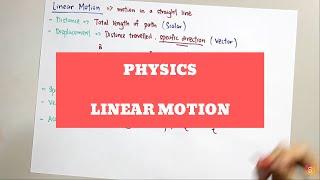 Physics - Linear Motion Introduction