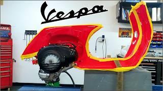 50 Year Old Rusty Vespa - Full Restoration - Part 2