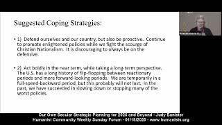 Our Own Secular Strategic Planning for 2025 and Beyond - Judy Banister