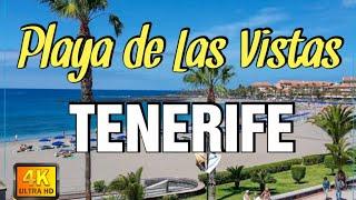 Tenerife |️ Playa De Las Vistas Beach|  & beach bar ️ Watch to the End!!!