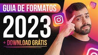 [AULÃO] Tamanho ideal de post no Instagram - GUIA COMPLETO 2024 + Bônus para DOWNLOAD!