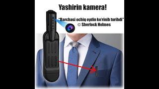 T189 yashirin kamera.  Mini yashirin kamera. Мини скрытая камера. Mini hidden camera. #cctv #camera