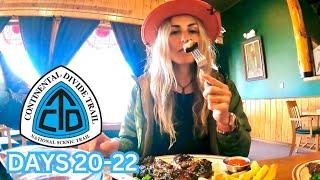 Can I eat an 18 oz ribeye? Thru hiker town shenanigans | Days 20-22