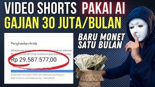 Bikin Video Shorts Pakai AI Satu Bulan Penonton Meledak, Gajian 30 Juta/Bulan