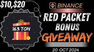 20 Oct 24 Today red packet code | 20 Oct Crypto box binance today  | Biance Red packet binance Today