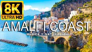 AMALFI COAST 8K | Exploring the stunning Amalfi Coast | A panoramic journey