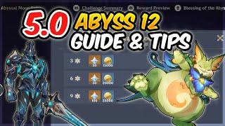 5.0 Spiral Abyss 12 Guide & Tips For Max Clear! Genshin Impact