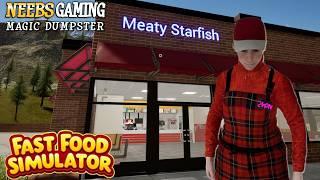 It's our FIRST DAY running a Fast Food Restaurant! - Fast Food Simulator 1