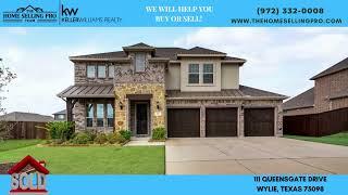 Home Closed Wylie Texas 75098 Kreymer Estates 111 Queensgate Drive