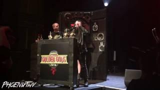 Joey Jordison "The Golden God" Award Speech - (Metal Hammer Golden Gods 2016) 13/6/16