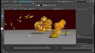 Mega Fire FX Pack for Maya