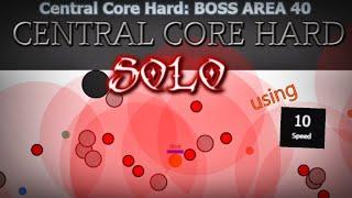 Evades.io - Central Core Hard Solo using 10 SPEED (Aurora)