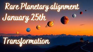 Rare 7 planet alignment portal activation for transformation