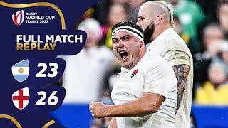 Enthralling battle for Bronze! | Argentina v England | Rugby World Cup 2023 | Full Match Replay