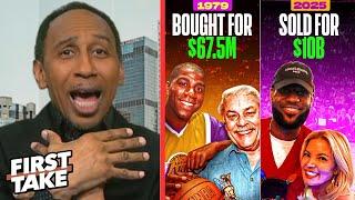 FIRST TAKE | Stephen A. "GOES CRAZY" Buss family to sell Lakers to Dodgers' owner for $10B