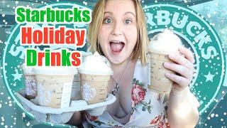 Trying STARBUCKS HOLIDAY DRINKS 2020 | Courtney Bond