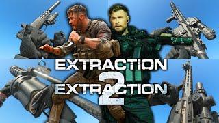 All Tyler Rake EXTRACTION 1 & 2 Weapons Loadouts in Call of Duty (Other Characters Loadouts & More.)