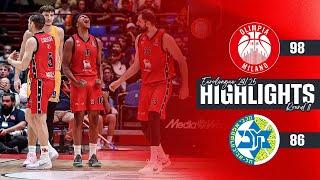 Olimpia Milano - Maccabi Tel Aviv Highlights