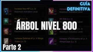 Mu Online: Guía Definitiva - Árbol 800 ¿Qué habilidades pasivas debo activar? / Segunda parte