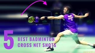 TOP 10 BEST BADMINTON CROSS NET SHOTS