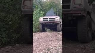 Just a crusty old Cummins #shorts #firstgendodge #diesel #12valve #trailrig #yeahdudeoffroad