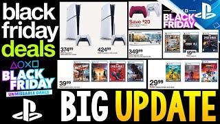 BIG BLACK FRIDAY 2024 PlayStation Deals UPDATE - NEW Black Friday Game Deals REVEALED!