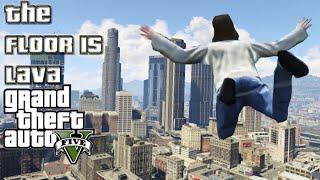 The Floor Is Lava !!! - GTA V - | Challenge Baigagee!!!