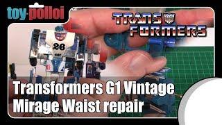 Transformers G1 Mirage waist repair - Toy Polloi