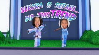 Sekora & Sefari Did This Trend | Roblox Game A:M Dance Gameplay