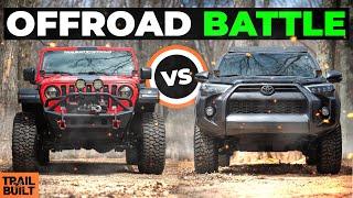 Head to Head Off-Road Test || Wrangler vs 4-Runner