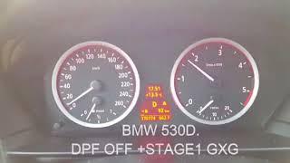 BMW e60 530d 218hp chiptuning stage1 and DPF OFF