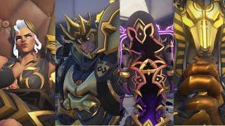 Gilded Mythic Skin (Golden Mythic) Gold skin Showcase [Overwatch 2]