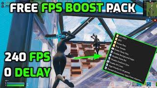 *ULTIMATE* Free Fortnite FPS boost Pack  (Boost Fps, Lower Delay & Lower Ping)