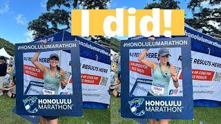 11 Things I Learned Running the HONOLULU MARATHON 26.2 miles | OAHU #honolulumarathon