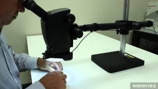 A60F Medical Device Inspection Stereo Microscope Overview, Flex-Arm version