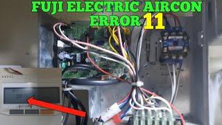 How To Fix Error 11 Fuji Electric Concealed Duct Type. Error 11 communication indoor to outdoor