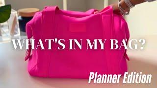 What’s in my Bag | Planner Bag edition | Dagne Dover Medium Landon Carryall