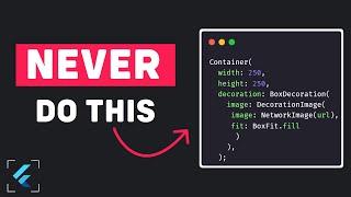 DON'T Display image Like This in Flutter!