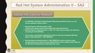 Red Hat System Administration II - SA2 (RHEL 8)