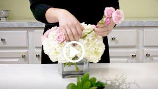 How to Make a Simple Hydrangea Centerpiece