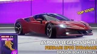 Dragon Boat Festival - Ferrari SF90 Stradale - Asphalt Legends Unite - 1:06.919