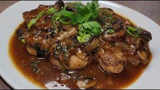 Perfect Pork Marsala - Gluten Free Healthy Version - Keto Friendly - Plus Some Nutrition Facts!