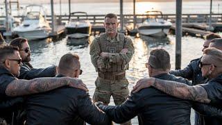 Bikers Mess with the WRONG Soldier at a Boat Dock