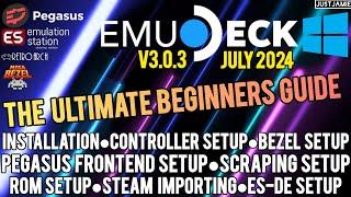 EmuDeck for Windows V3.0.3 Complete Guide 2024 #emudeck #emulator #frontend