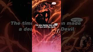 The time Spider Man made a deal with the devil #shorts #mephisto #spiderverse #spiderman #comics
