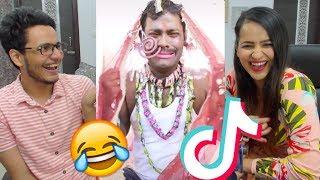 TikTok Try Not To Laugh/Cringe Challenge vs My Sister