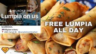 Free Lumpia All Day at Kabisera, Canal Street, Manhattan