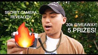 30k GIVEAWAY (5 PRIZES) + SECRET CAMERA REVEAL!