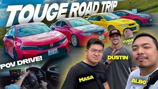 We DROVE Across Japan To Find the BEST Touge Roads! REAL LIFE INITIAL D with Dustin and Masa!