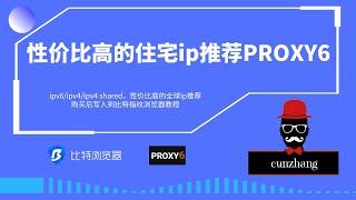 住宅ip推荐PROXY6|比特指纹浏览器填入ip方法|性价比高的网站